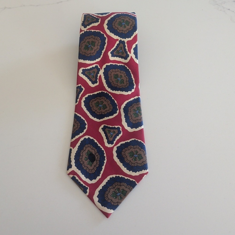 Vintage Club Room  Silk Tie Hand Made In USA